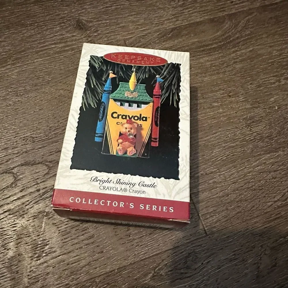Hallmark Keepsake Ornament 1993 BRIGHT SHINING CASTLE #5 Crayola Crayon Series